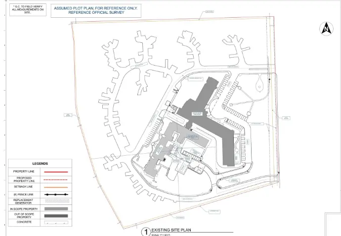 Site Plan for Commercial Project